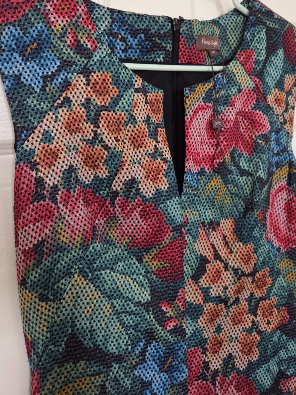 Phase 8 Sleeveless Floral Midi Floral Dress - Picture 13 of 16